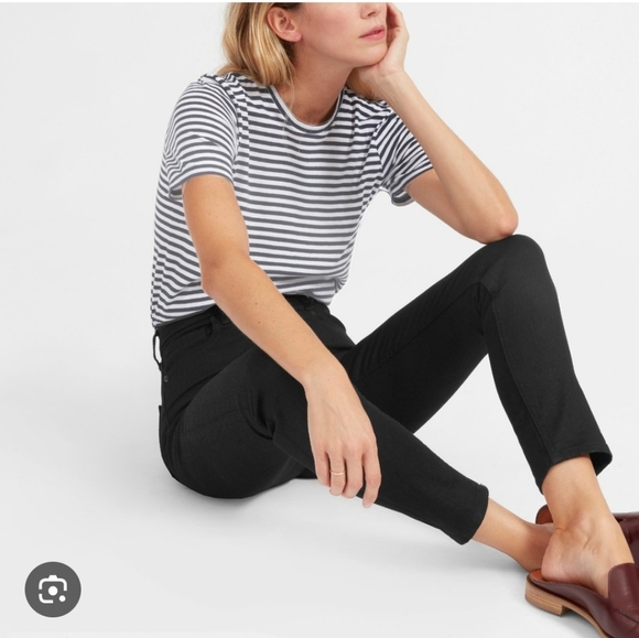 Everlane Denim - EVERLANE The High Rise Ankle Skinny Jean black size 29